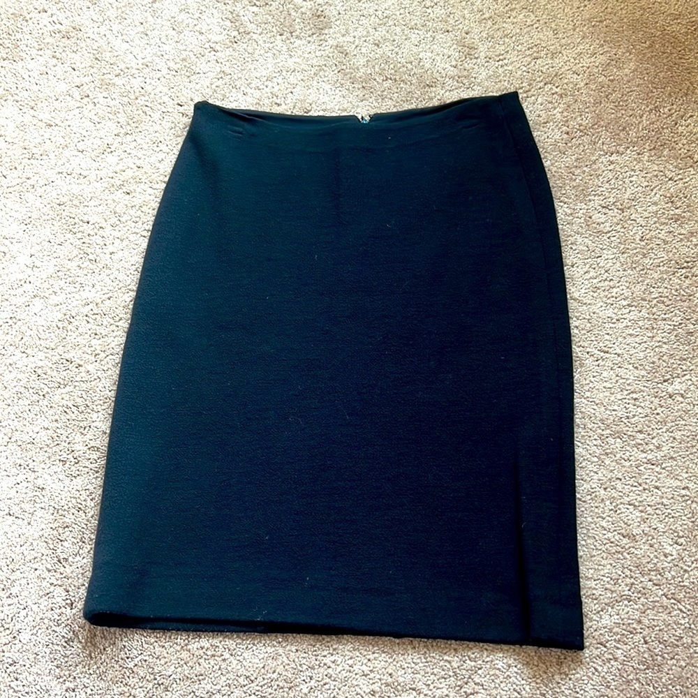 Armani Collezioni Acrylic/Wool Knee Length Skirt